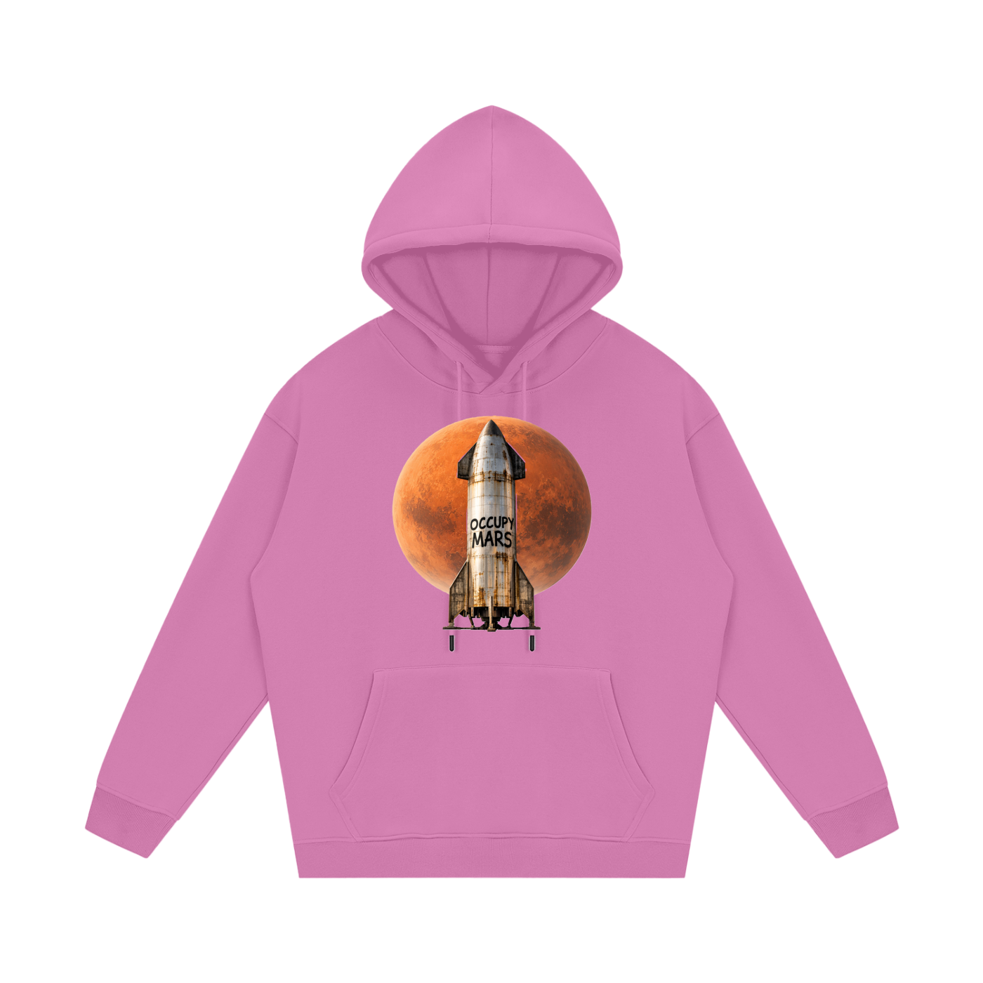 Unisex Fleece Hoodie - Occupy Mars