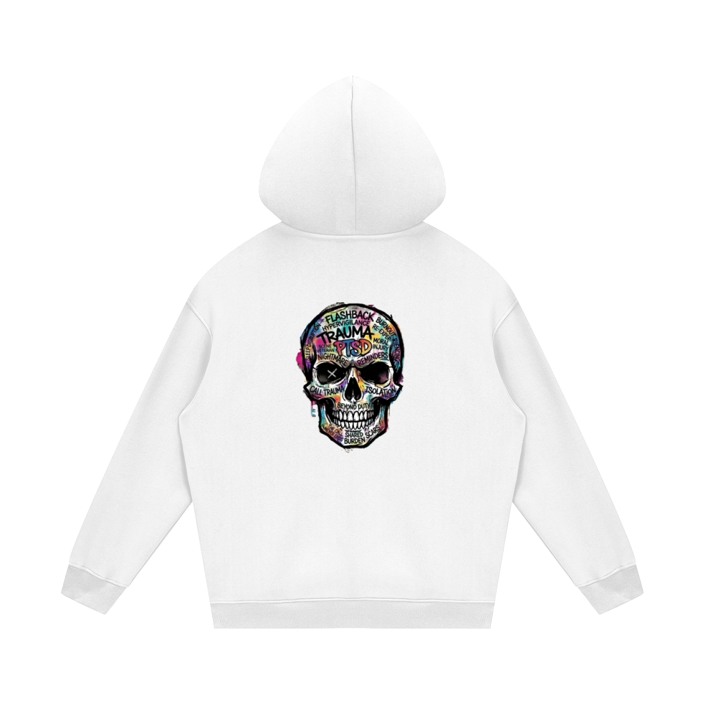 Streetwear 5% Capacity/Skull Hoodie
