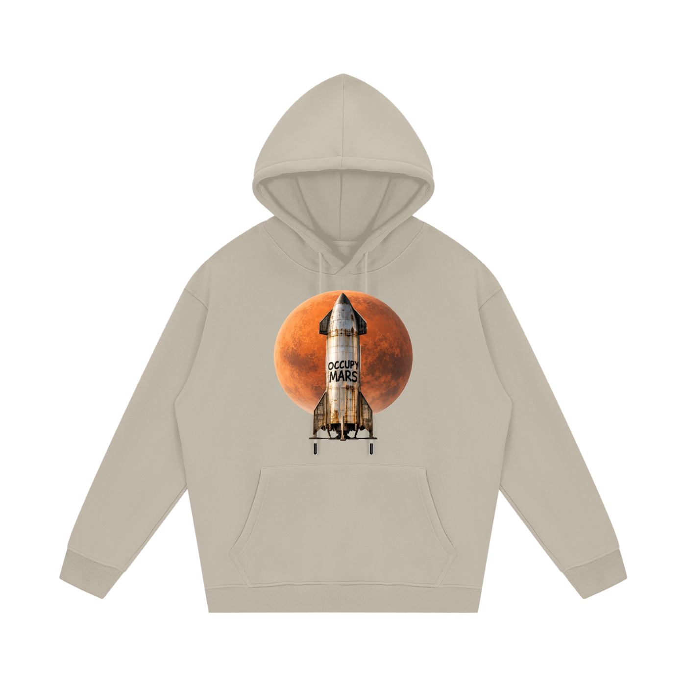 Unisex Fleece Hoodie - Occupy Mars