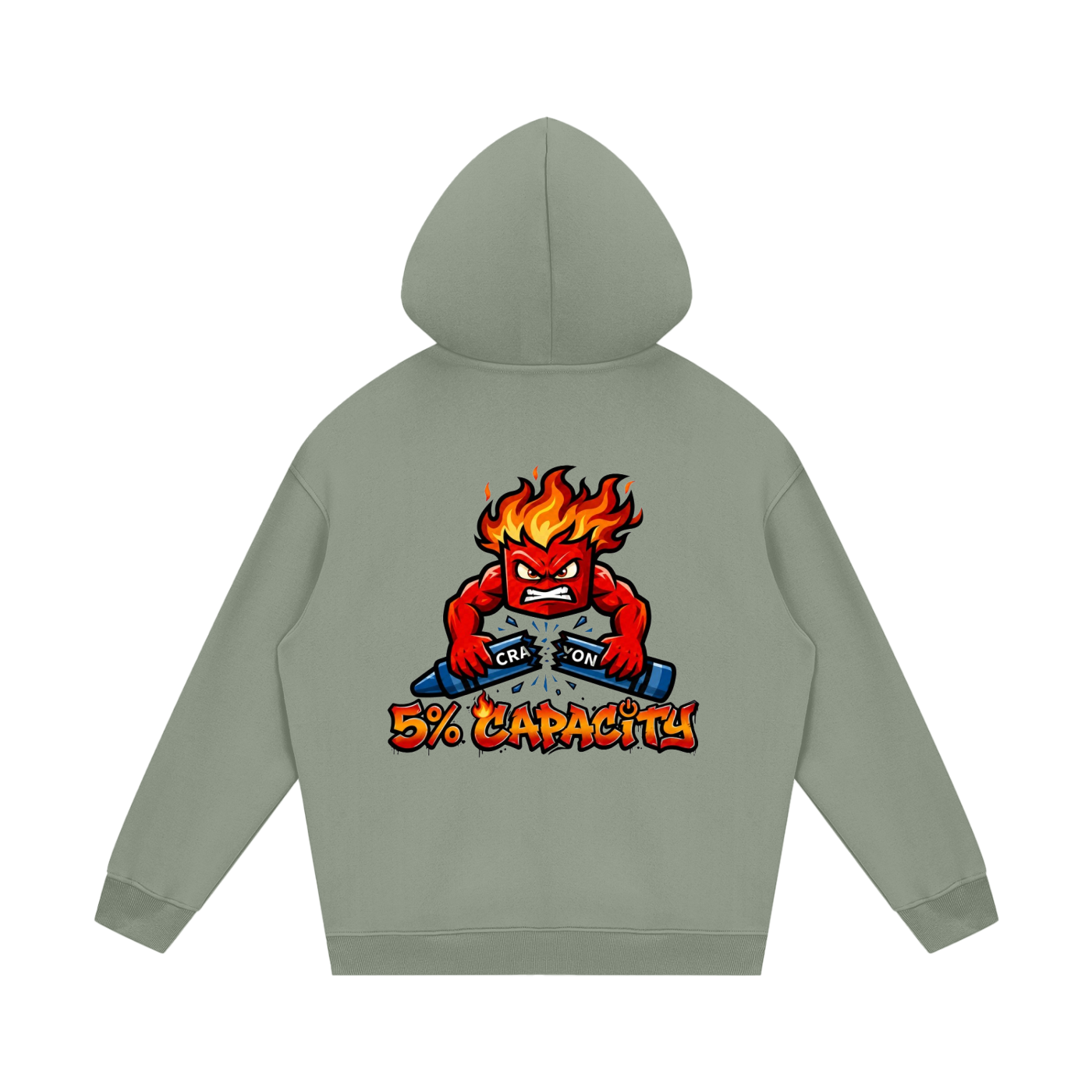 Streetwear Snapping Crayon Hoodie