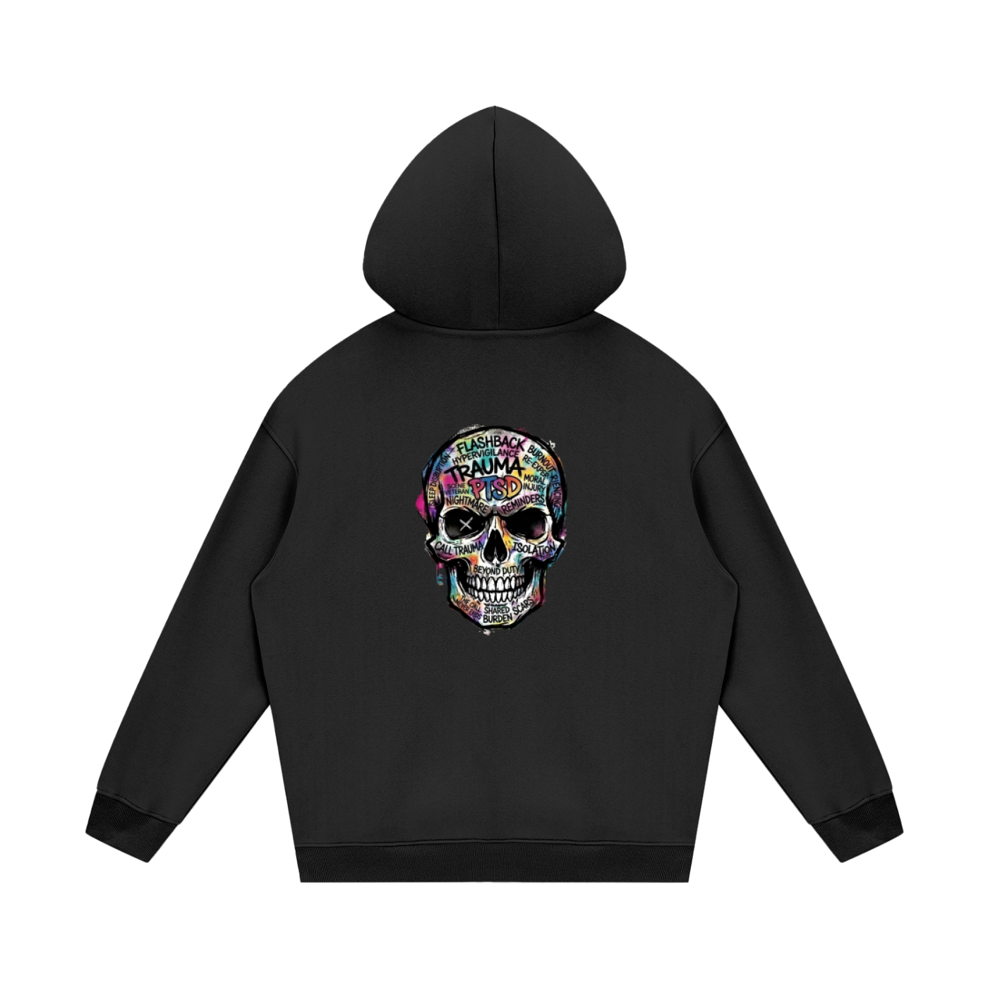 Streetwear 5% Capacity/Skull Hoodie
