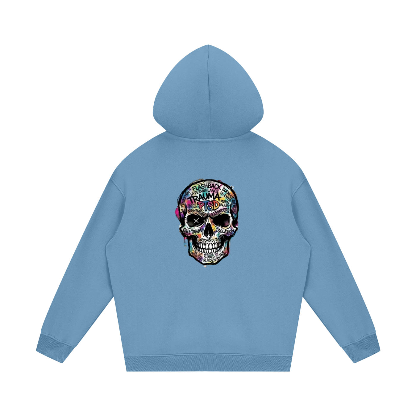 Streetwear 5% Capacity/Skull Hoodie
