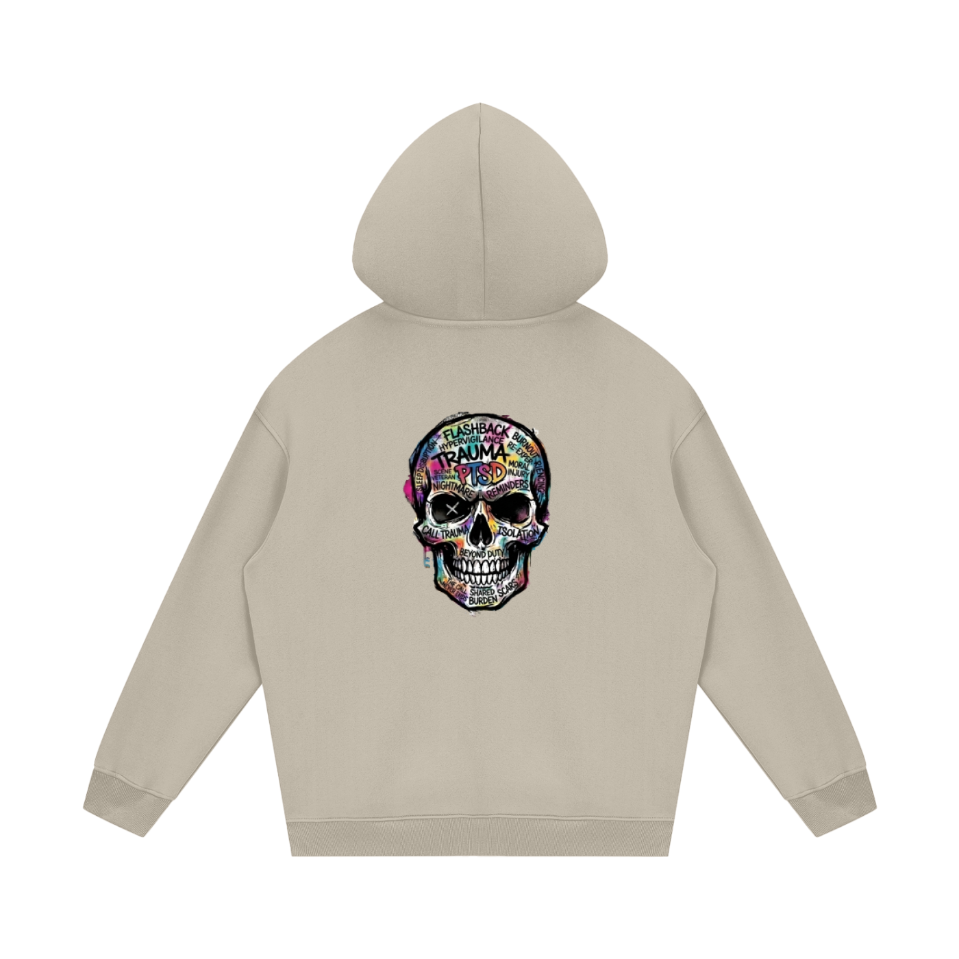 Streetwear 5% Capacity/Skull Hoodie