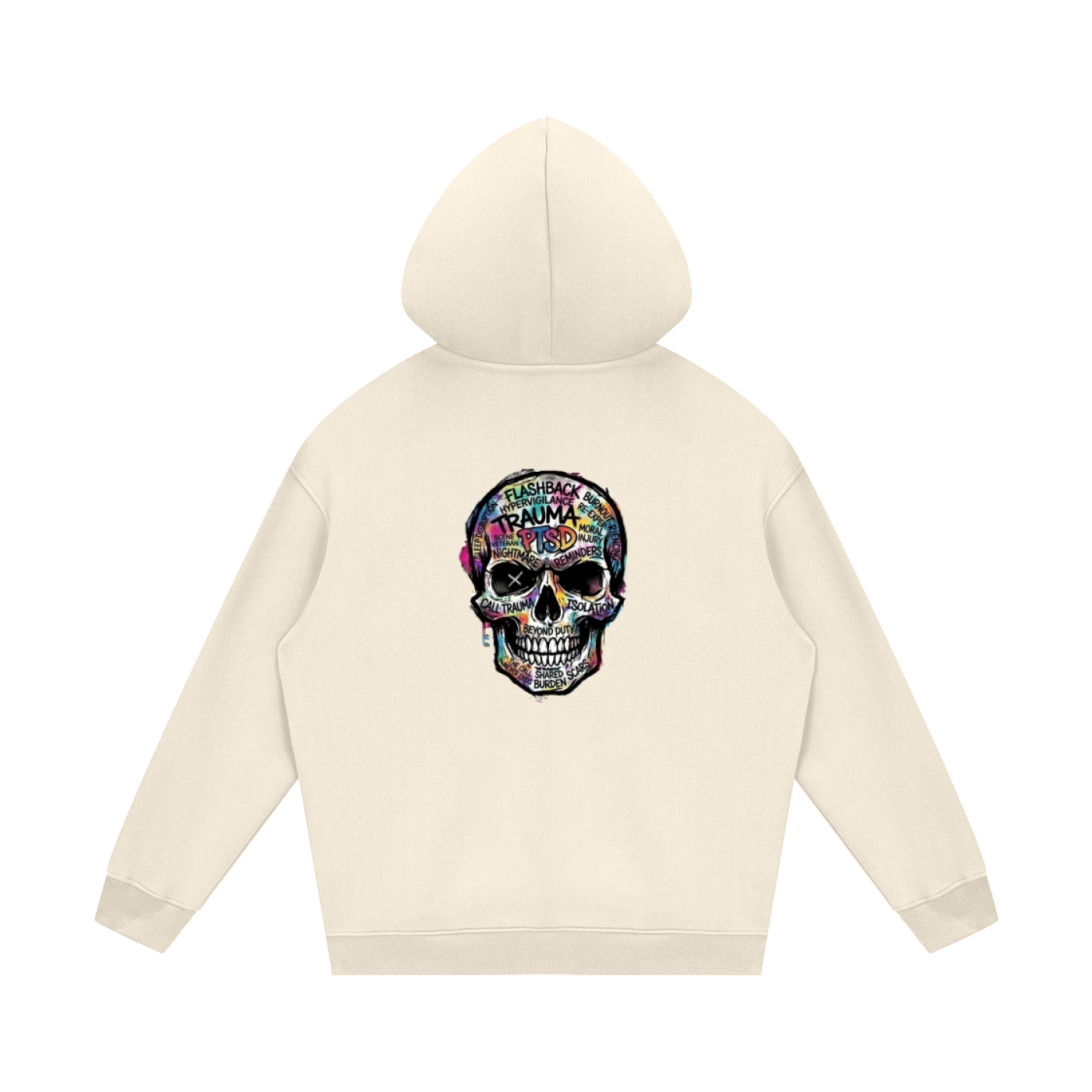 Streetwear 5% Capacity/Skull Hoodie